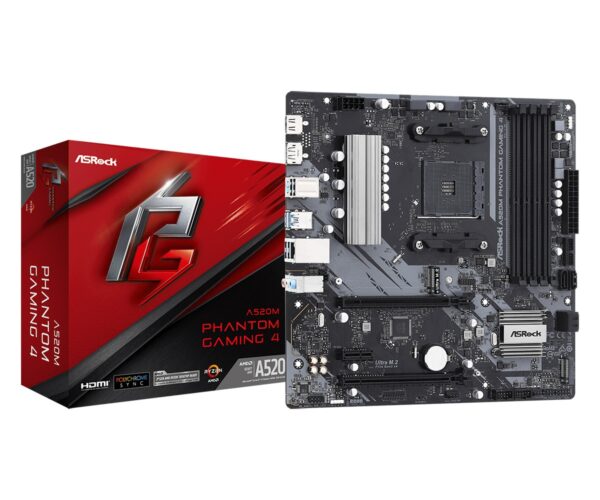 Motherboard AM4 Asrock A520M Phantom Gaming 4
