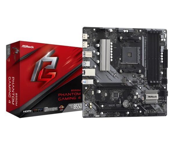 Motherboard AM4 Asrock B550M Phantom Gaming 4