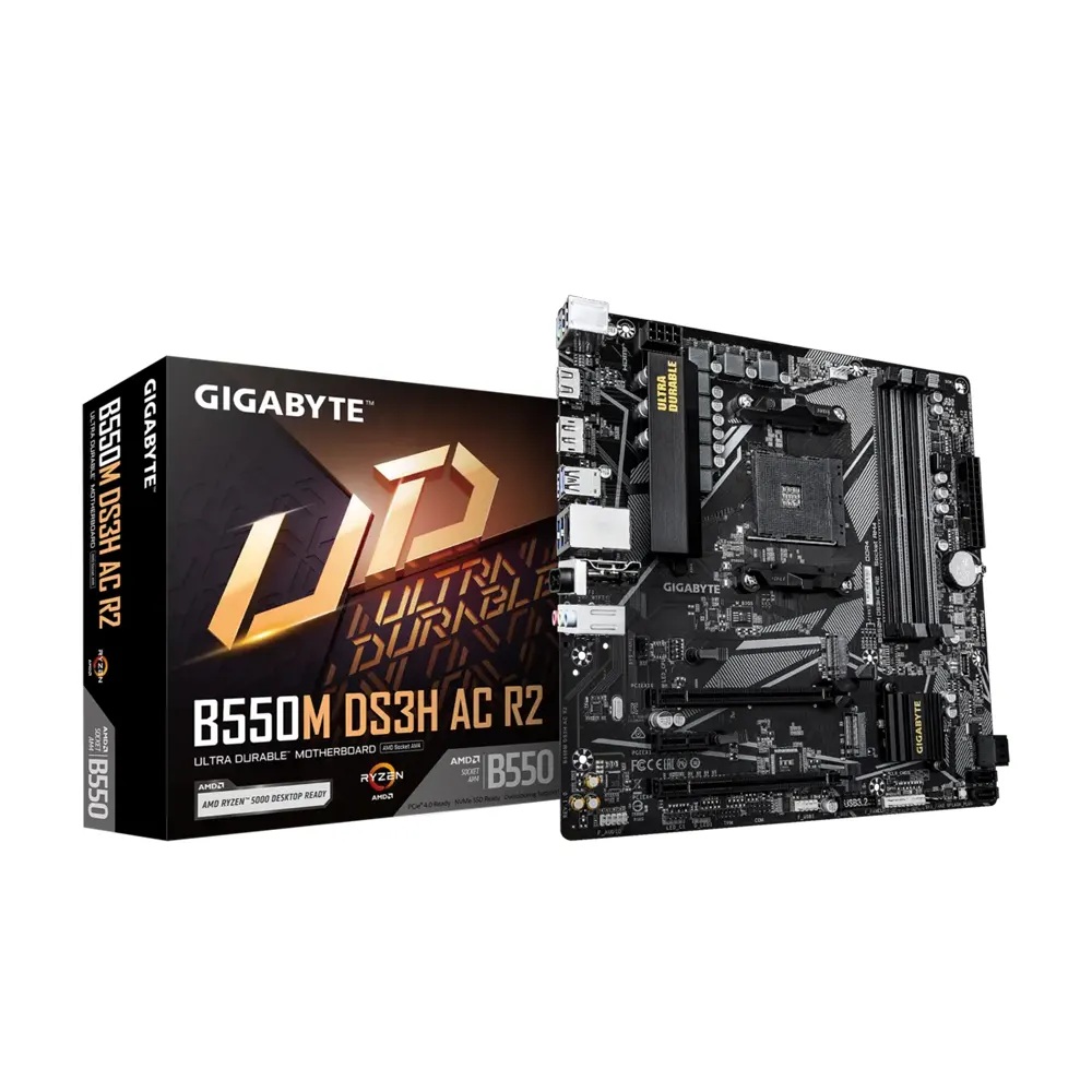 MOTHERBOARD AM4 GIGABYTE B550M DS3H AC R2
