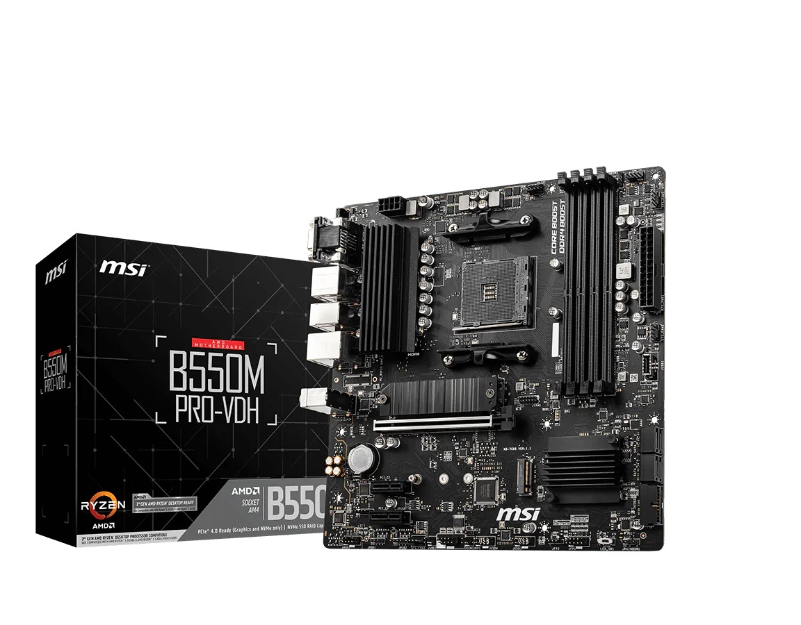 Motherboard AM4 Msi B550M Pro-VDH