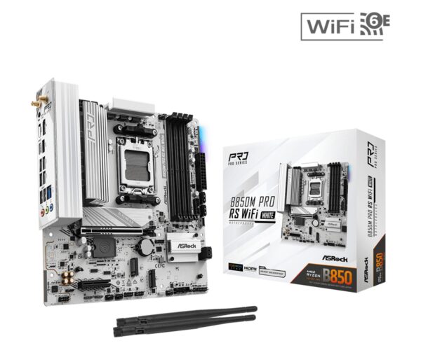 Motherboard AM5 Asrock B850M Pro RS Blanco Wifi