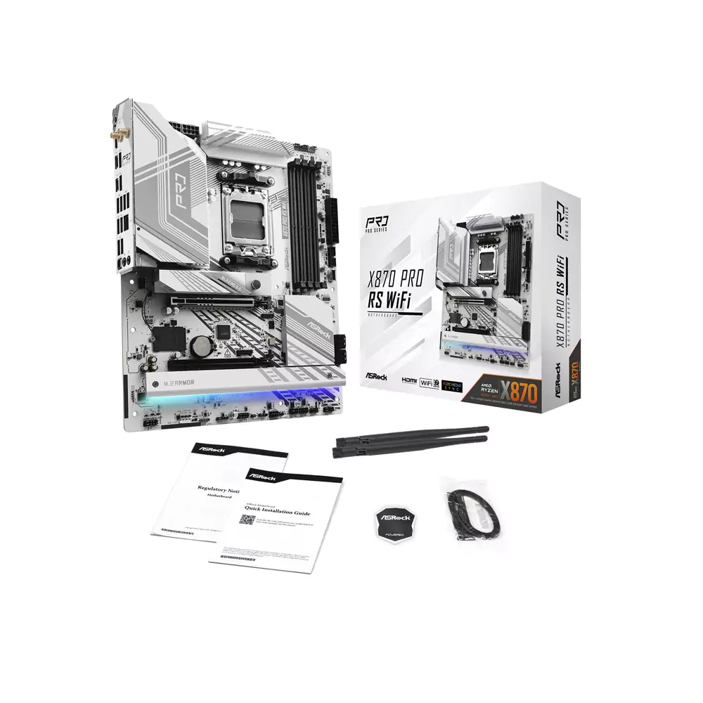 MOTHERBOARD AM5 ASROCK X870 PRO RS WIFI