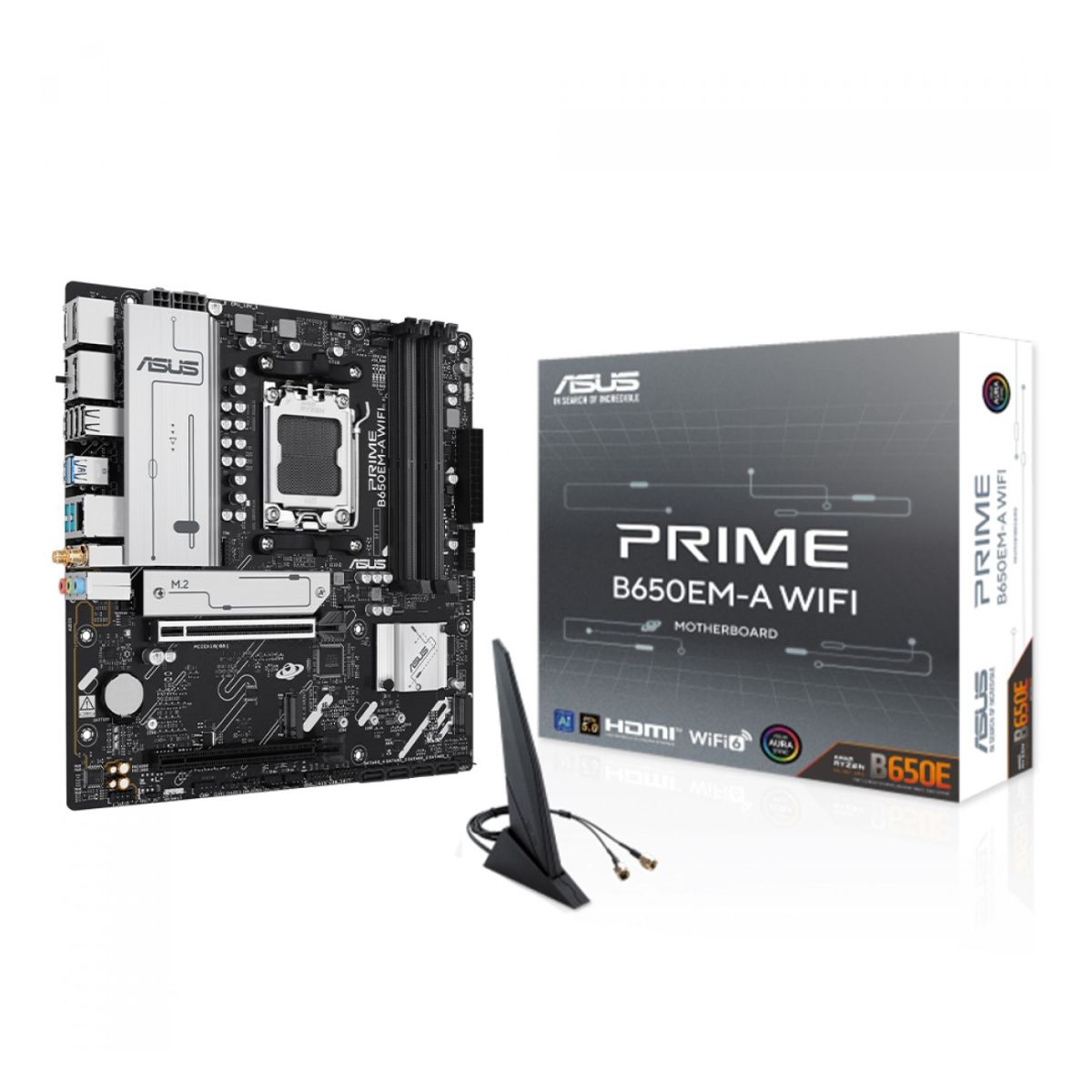 MOTHERBOARD AM5 ASUS PRIME B650EM-A WIFI D5