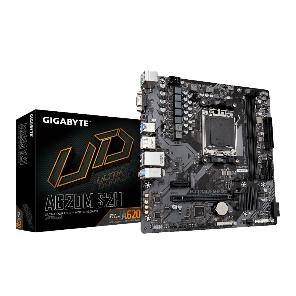 MOTHERBOARD AM5 GIGABYTE A620M S2H