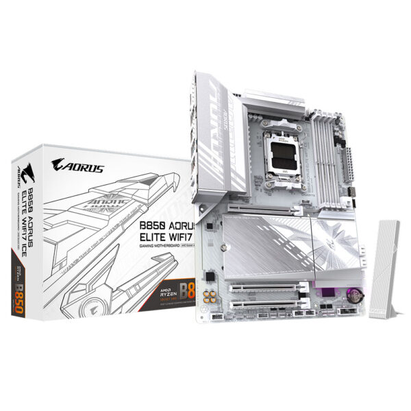 Motherboard AM5 Gigabyte Aorus B850 Elite Wifi 7 Blanco