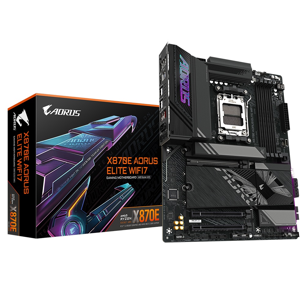 MOTHERBOARD AM5 GIGABYTE AORUS X870E ELITE WIFI 7 D5