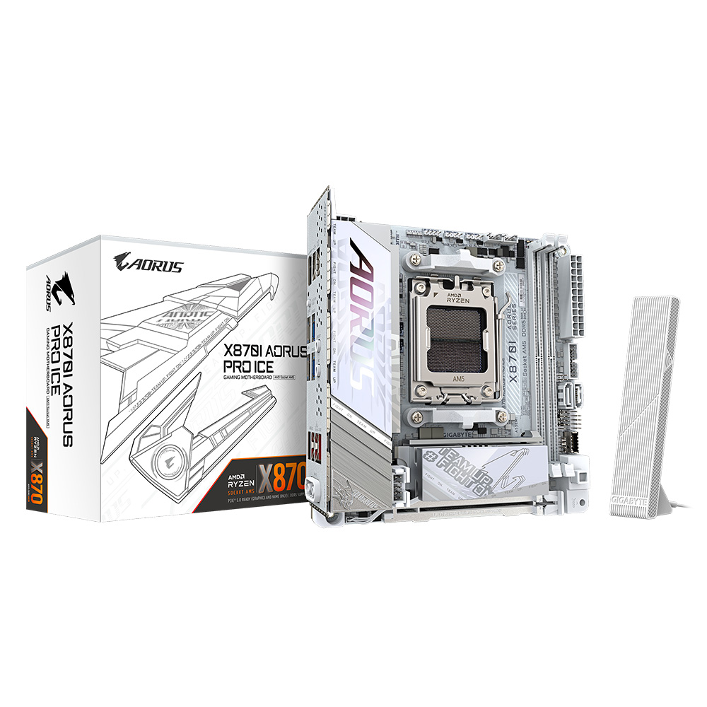 Motherboard AM5 Gigabyte Aorus X870I Pro Blanco