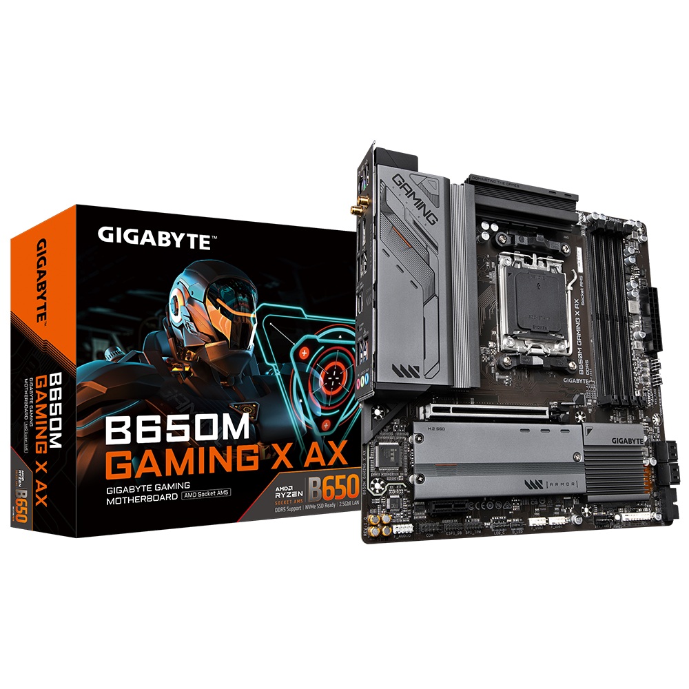 MOTHERBOARD AM5 GIGABYTE B650M GAMING X AX