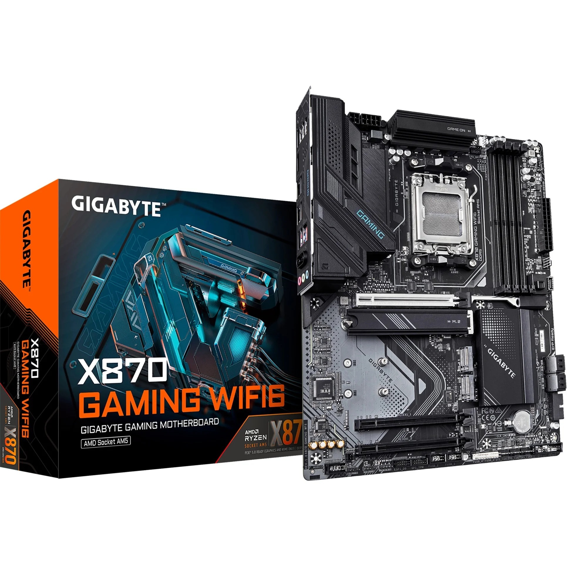 MOTHERBOARD AM5 GIGABYTE X870 GAMING WIFI6