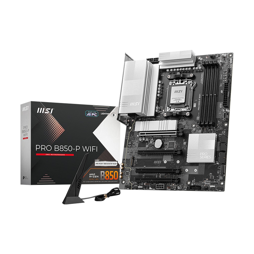 MOTHERBOARD AM5 MSI B850M-P PRO WIFI