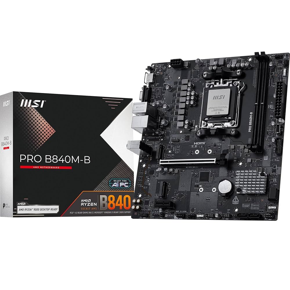 MOTHERBOARD AM5 MSI PRO B840M-B D5