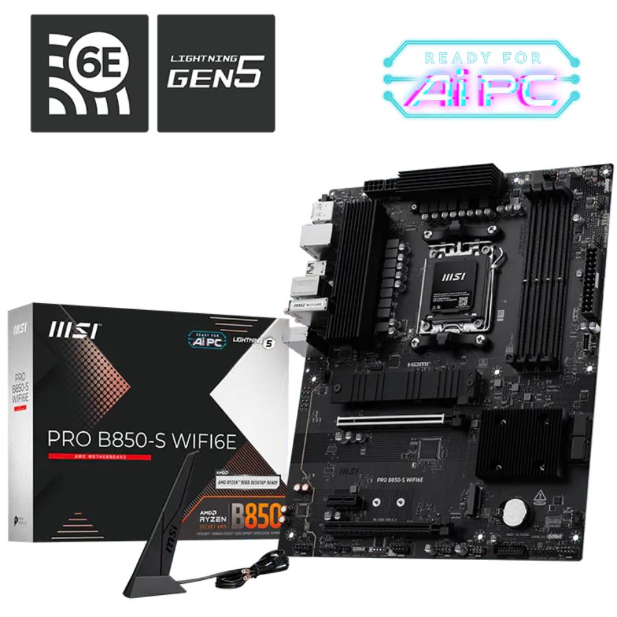 Motherboard AM5 Msi Pro B850-S Wifi 6E