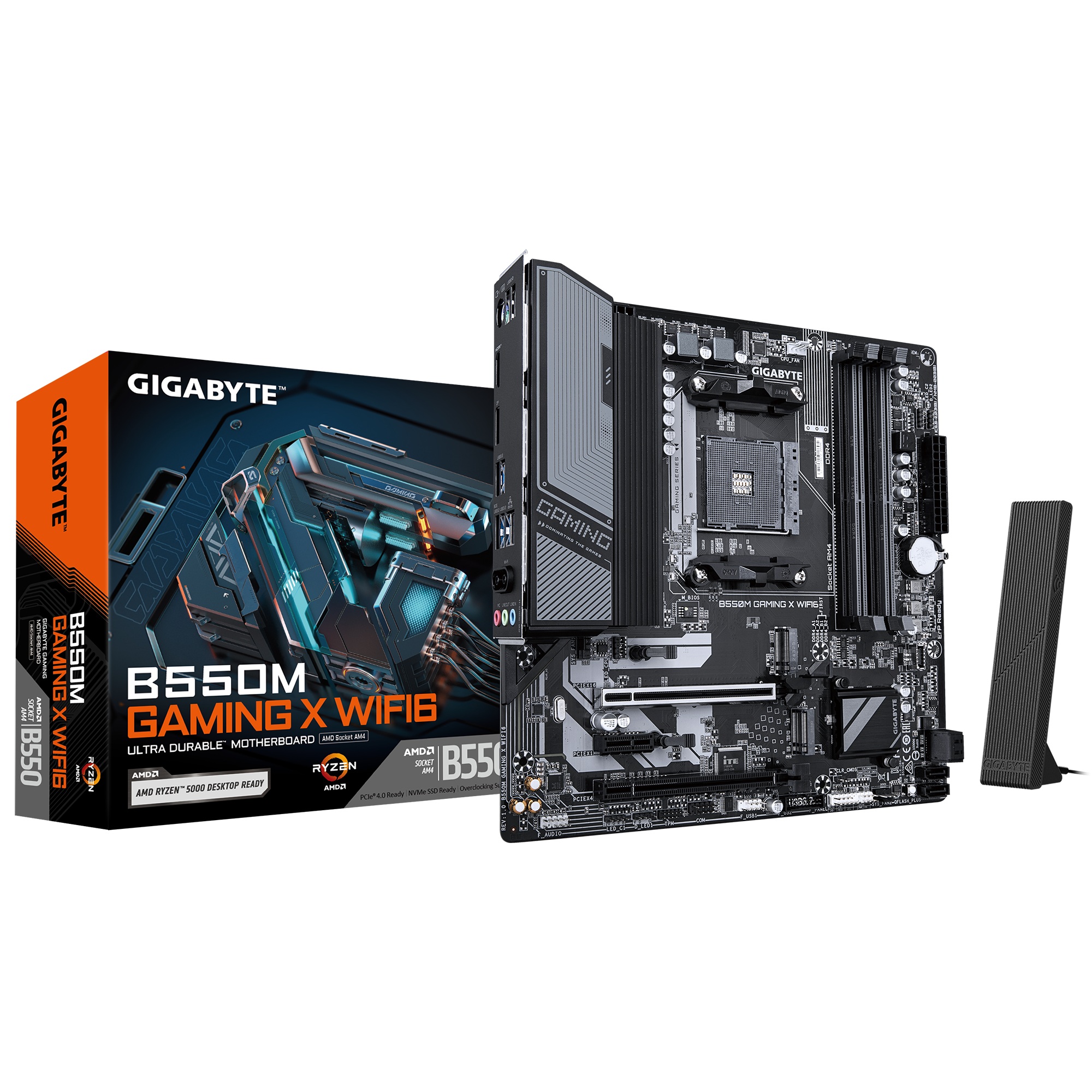 MOTHERBOARD AM4 GIGABYTE B550 GAMING X WIFI 6