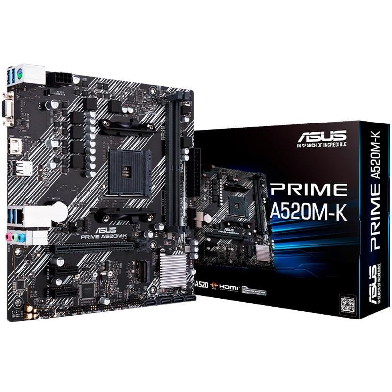 MOTHERBOARD AM4 ASUS PRIME A520M-K D4