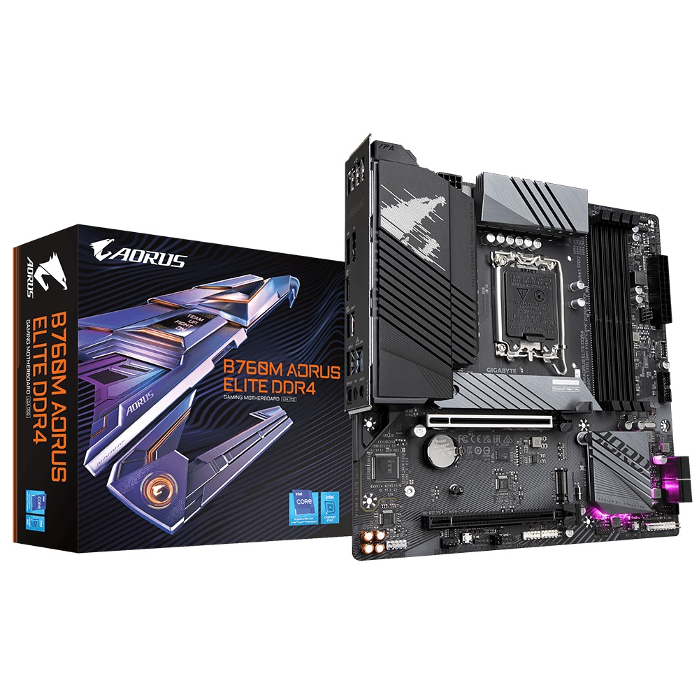 MOTHERBOARD GIGABYTE AORUS B760M ELITE D4