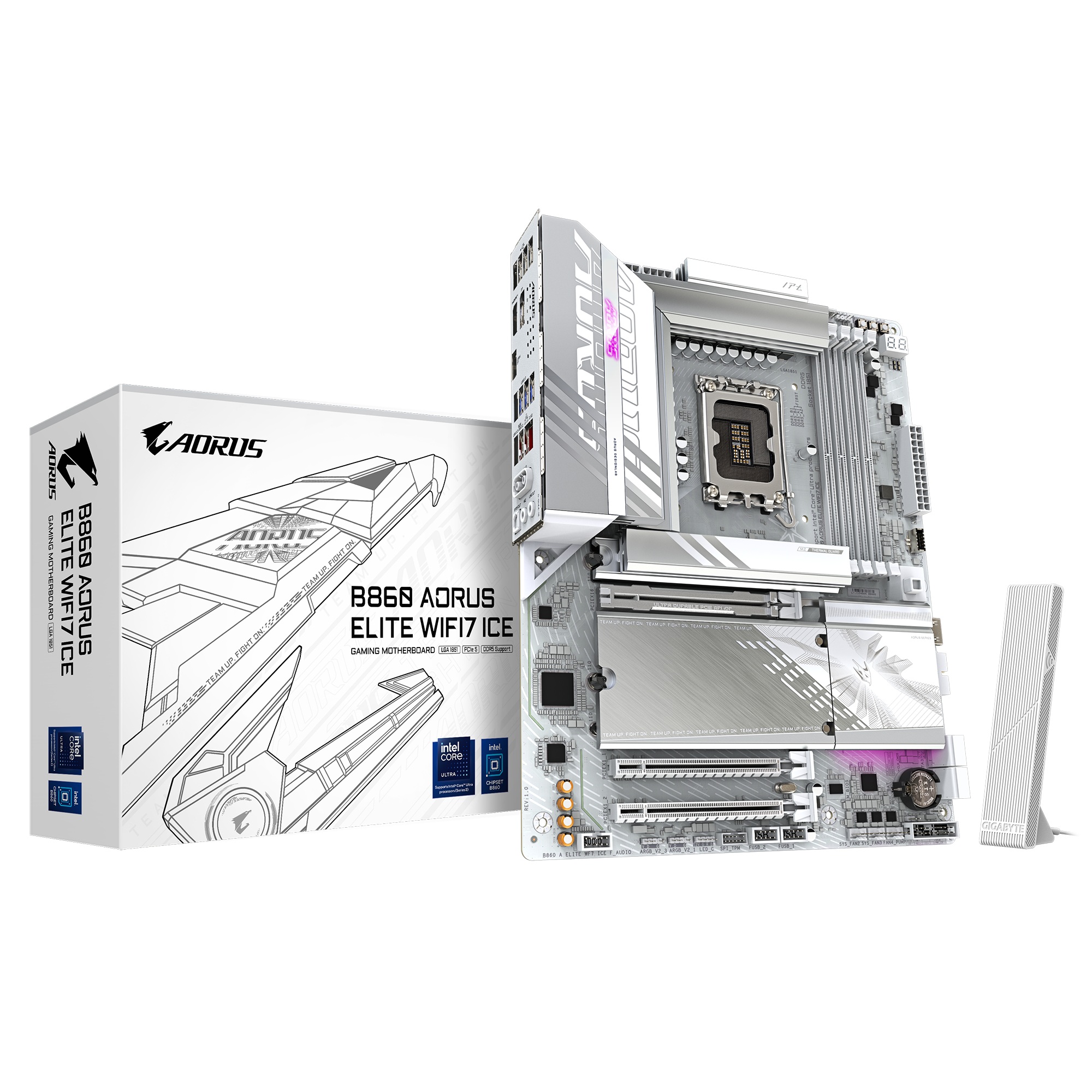 MOTHERBOARD GIGABYTE B860 A ELITE WIFI7 ICE