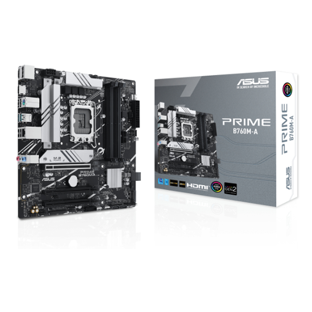 MOTHERBOARD LGA1700 ASUS PRIME B760M-A