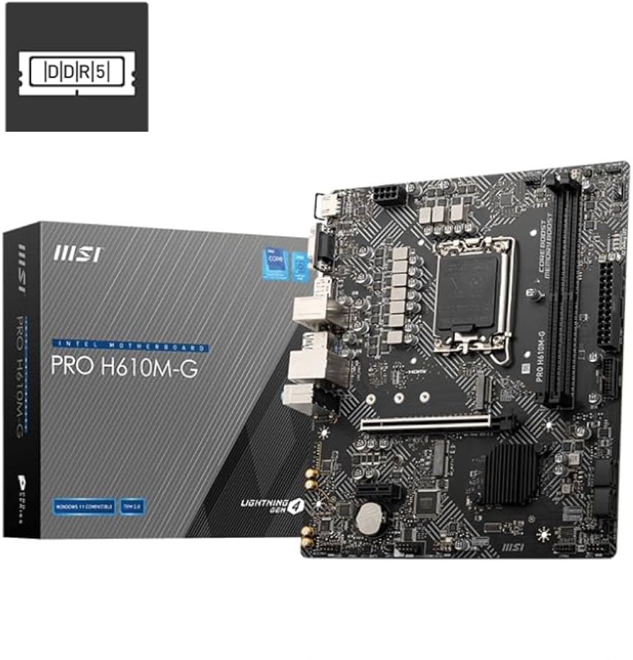 MOTHERBOARD MSI PRO H610M-G D5