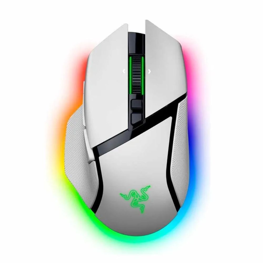 Mouse Gamer Wireless Razer Basilisk V3 Pro 35K Blanco RGB