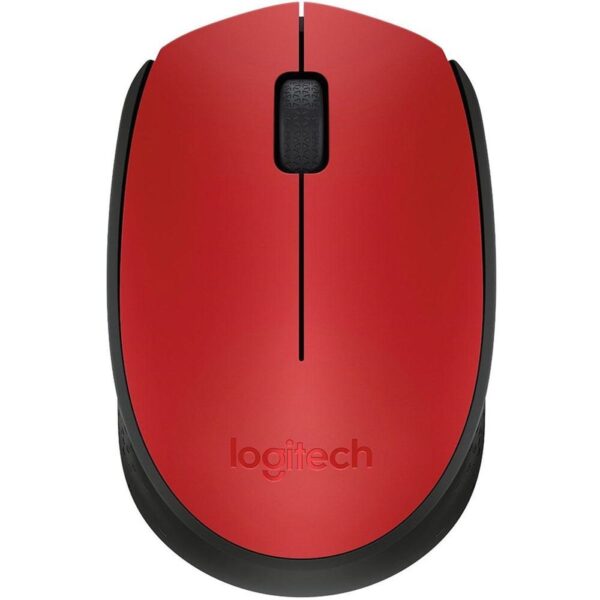 Mouse Wireless Logitech M170 Rojo Blister