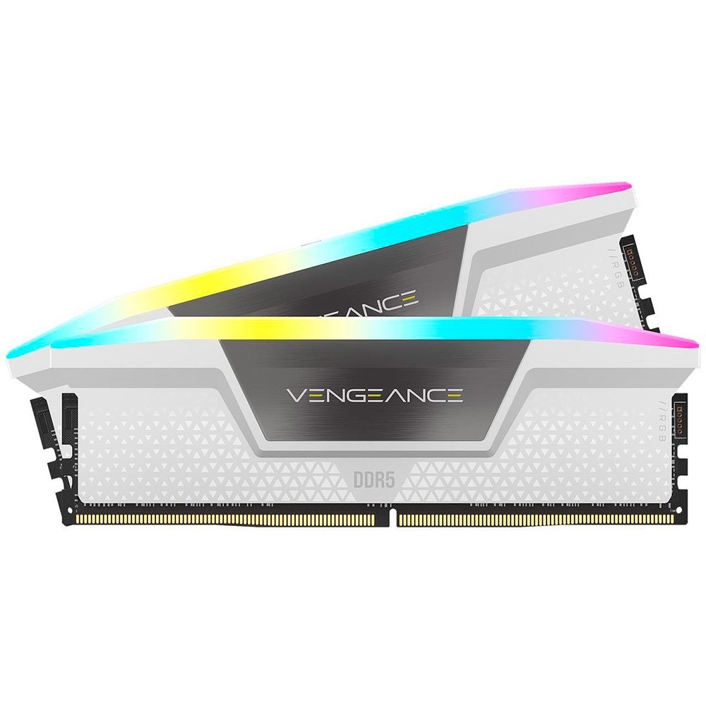 MEMORIA CORSAIR VENGEANCE DDR5 32GB(2X16) 5200MHZ RGB WHITE