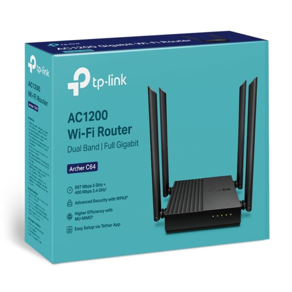 Router Wireless Tp-Link Archer C64 AC1200