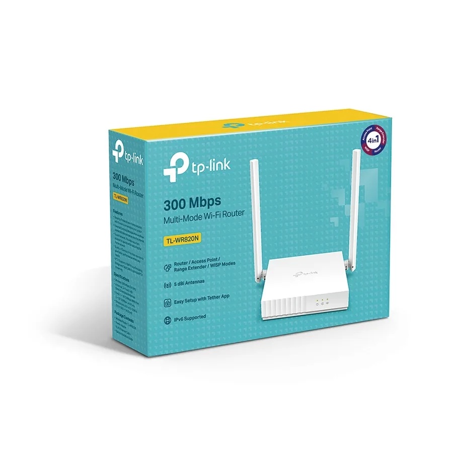 ROUTER TP-LINK TL-WR820N 2.4MHZ 300MBPS