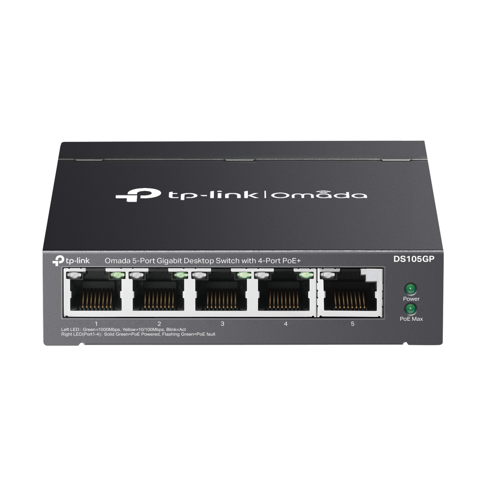 SWITCH TP-LINK 5 PORT 4 GIGABIT POE+