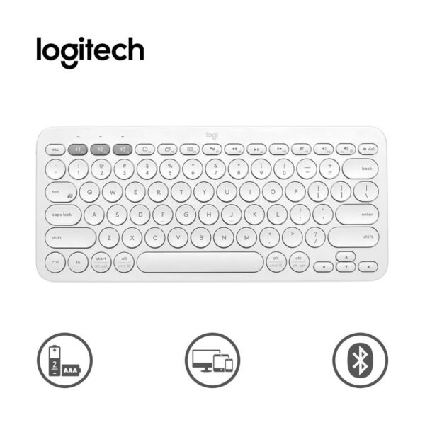 Teclado Wireless Logitech K380 Blanco