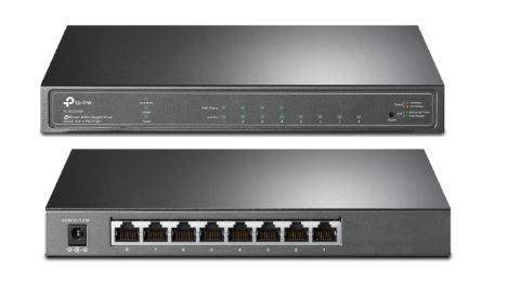 SWITCH TP-LINK JETSTREAM SMART 8 PUERTOS 4 POE+