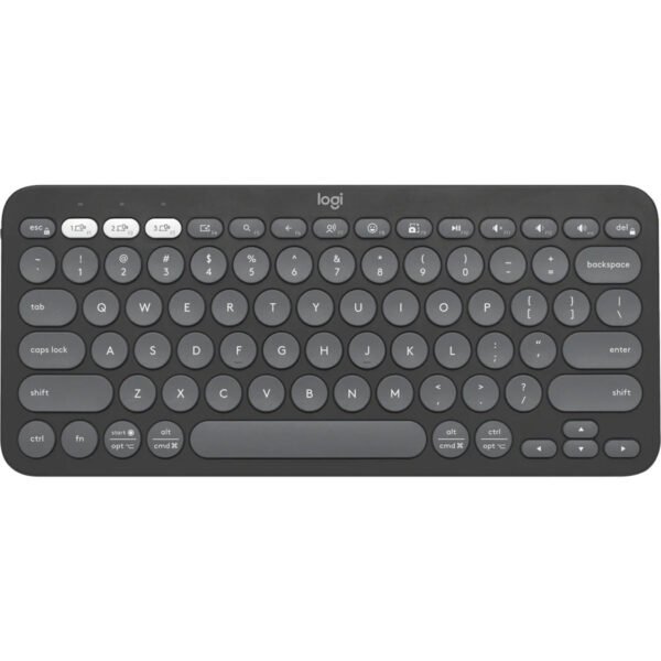 Teclado Logitech K380s Pebble Gris