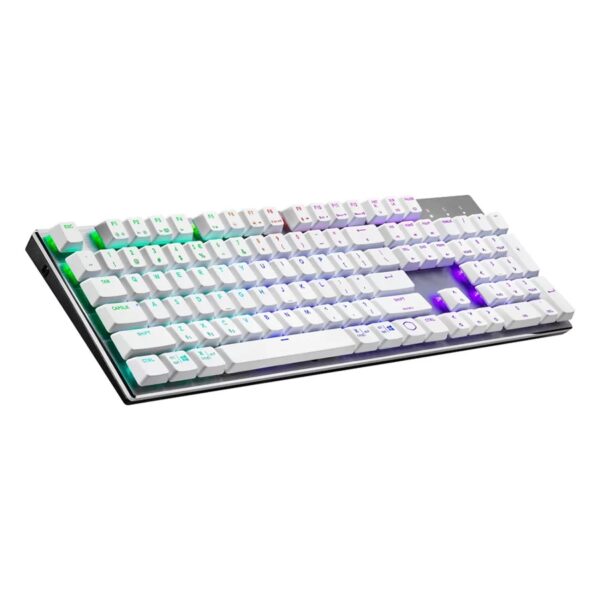 Teclado Mecanico Wireless Coolermaster CK-653 Blanco (Blue)