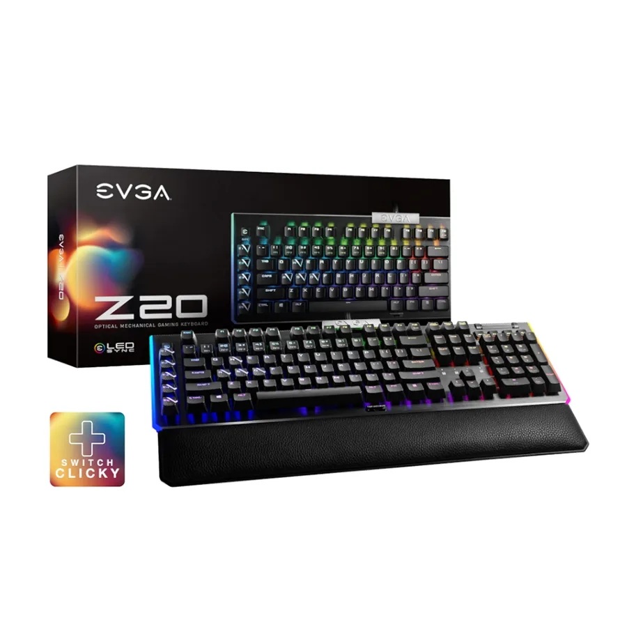 Teclado Mecanico Evga Z20 RGB (Optical Clicky)