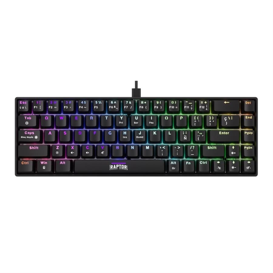 TECLADO MECANICO RAPTOR FIRECLAW M68 RGB