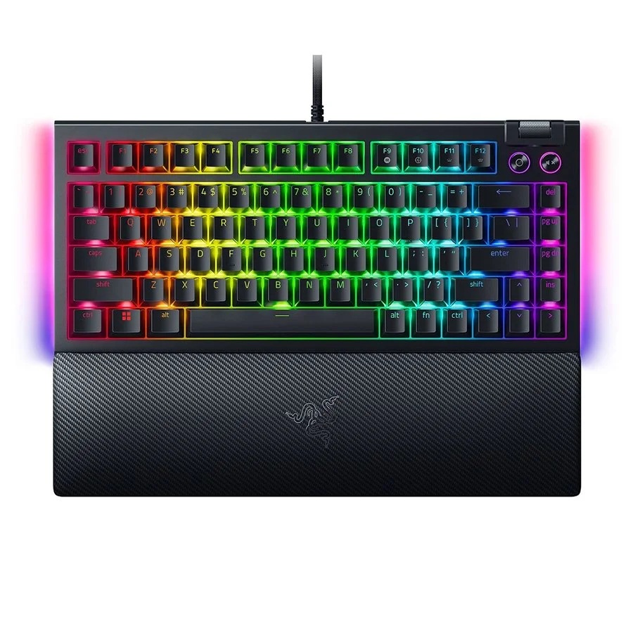 TECLADO MECANICO RAZER BLACKWIDOW V4 75% (TACTICAL) HOT-SWAP