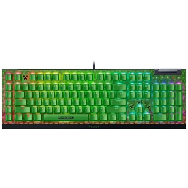 Teclado Mecanico Razer Blackwidow V4 X Minecraft (Green)