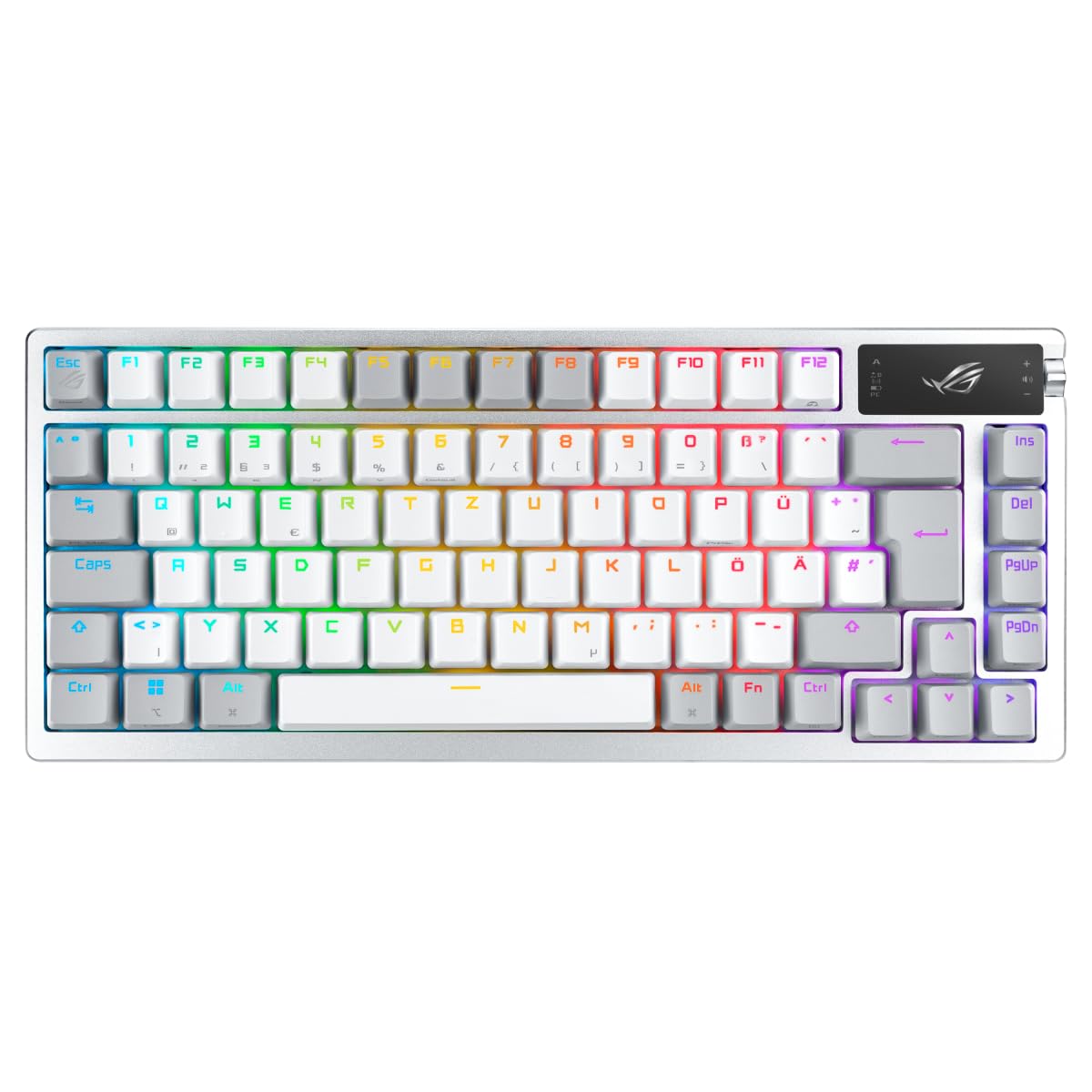 TECLADO MECANICO WIRELESS ASUS ROG M701 AZOTH BLANCO RGB