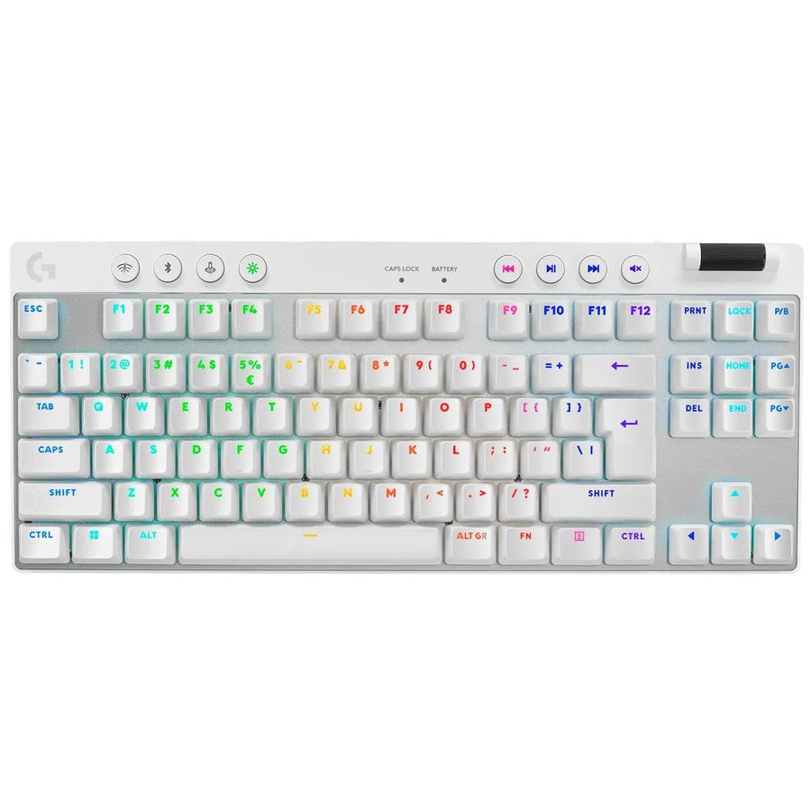TECLADO MECANICO WIRELESS LOGITECH PRO X TKL RGB BLANCO