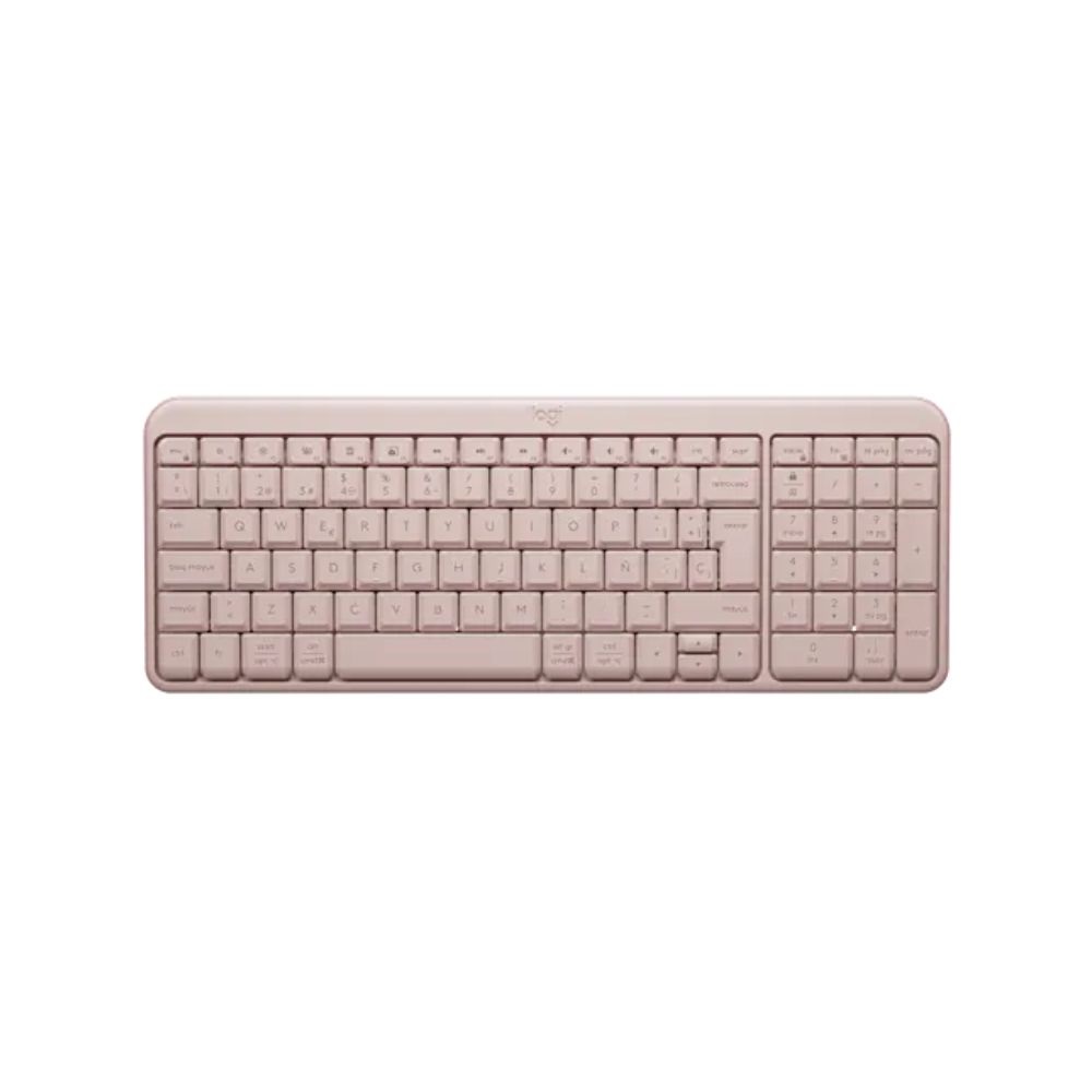 TECLADO WIRELESS LOGITECH K250 PEBBLE ROSA