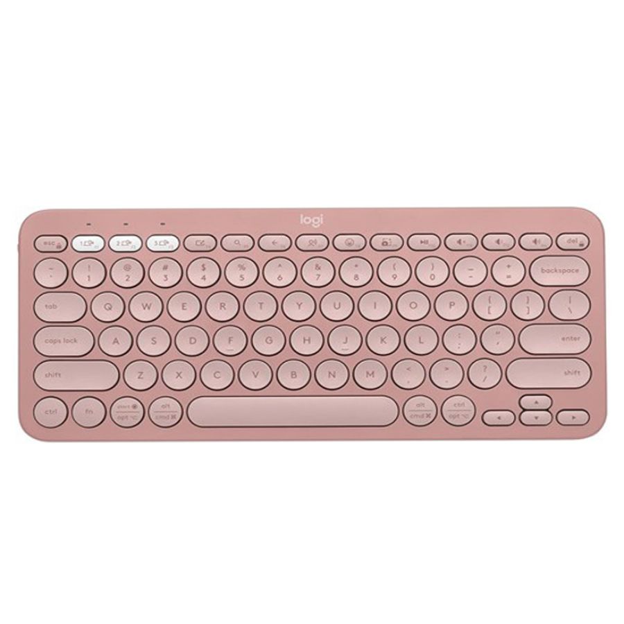 TECLADO WIRELESS LOGITECH K380S PEBBLE ROSA