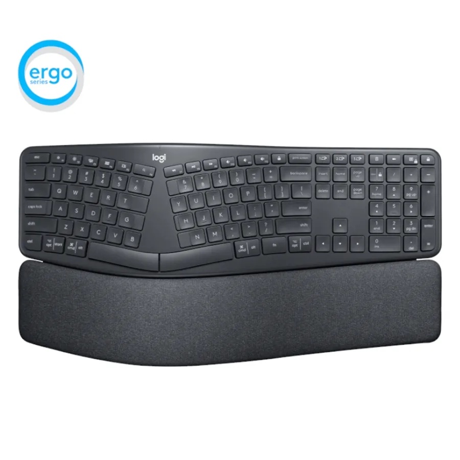 TECLADO WIRELESS LOGITECH K860 ERGO SP