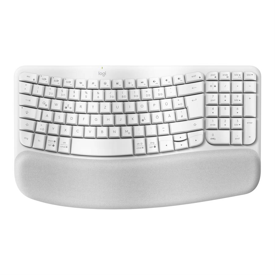 TECLADO WIRELESS LOGITECH WAVE BLANCO