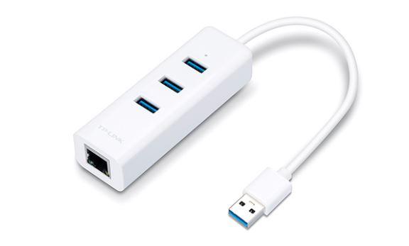 ADAPTADOR TP-LINK UE330 USB 3.0 A ETHERNET GIGABIT RJ45 + MINIHUB