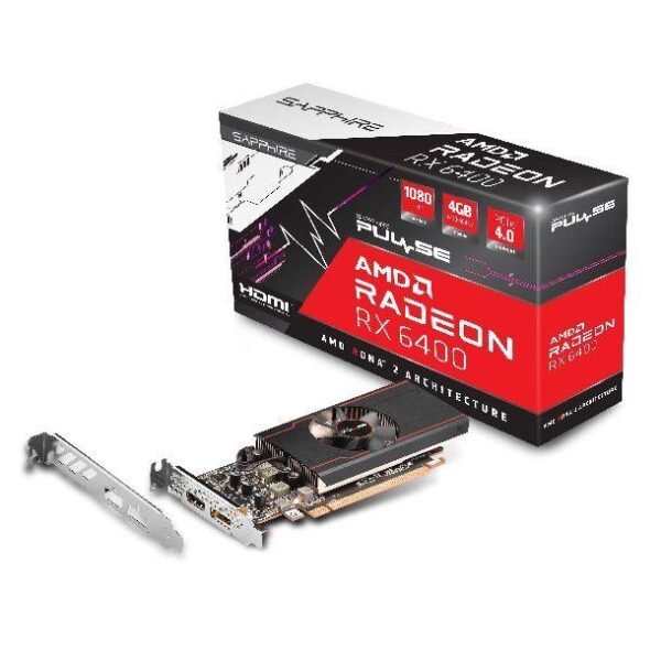 Video Radeon Sapphire Pulse RX 6400 4GB D6