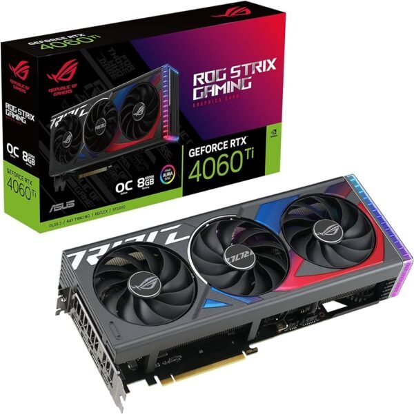 Video Geforce Asus Rog Strix RTX 4060 TI 8G OC