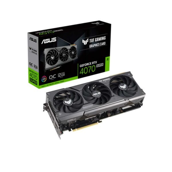 Video Geforce Asus Tuf Gaming RTX 4070 SUPER 12GB D6 OC