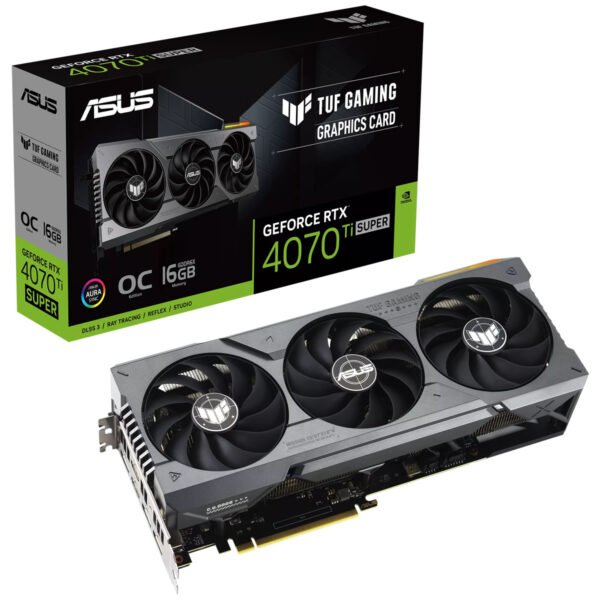 Video Geforce Asus Tuf Gaming RTX 4070 TI SUPER 16GB