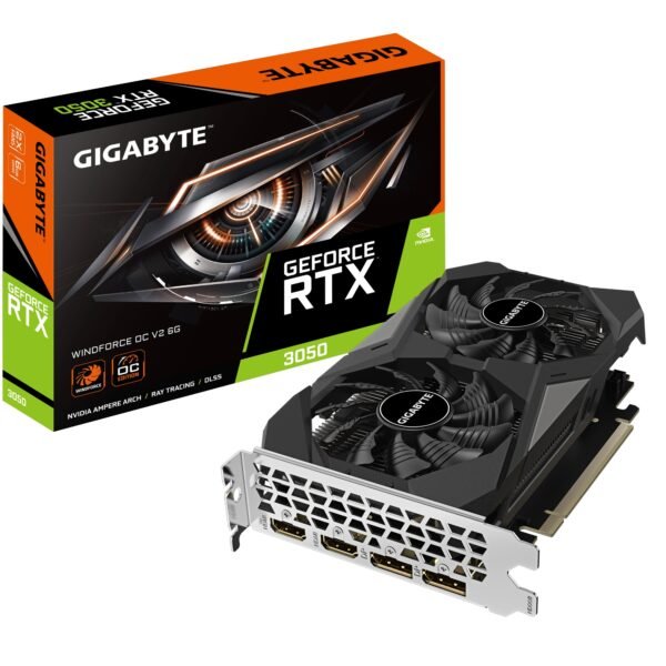 Video GeForce Gigabyte Windforce RTX 3050 6G OC v2