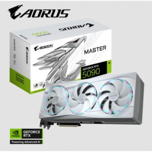 Video Geforce Aorus Master Ice RTX 5090 32GB Blanca