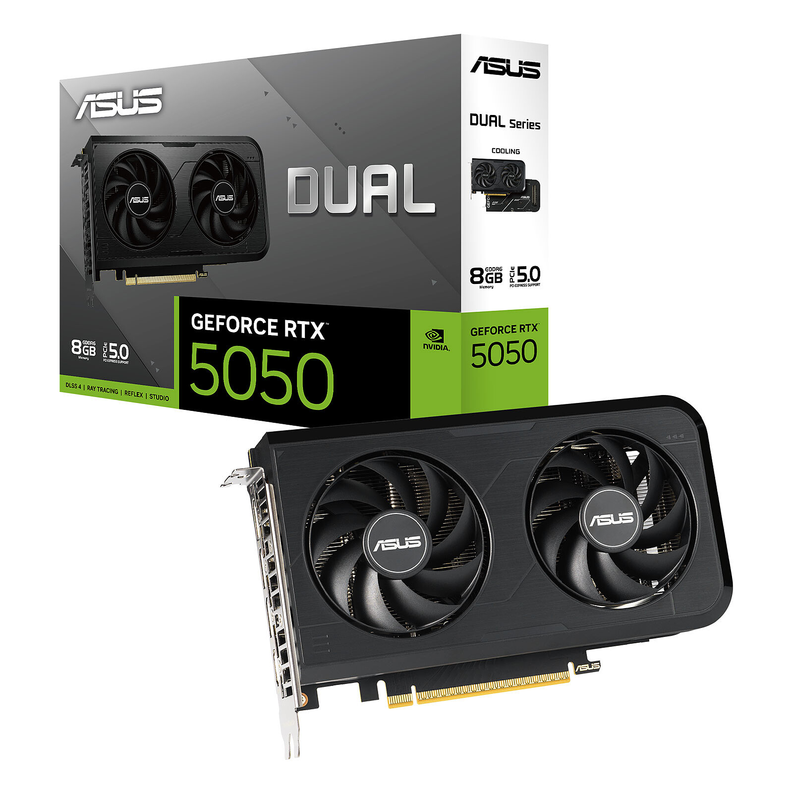 VIDEO GEFORCE ASUS DUAL RTX 5050 8GB D6 OC